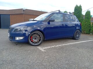 2011 Skoda Fabia II Рестайлинг, синий, 670000 рублей, вид 5