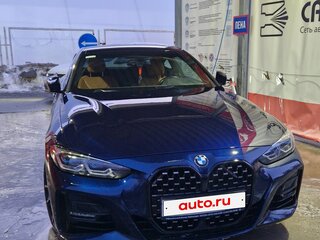 2021 BMW 4 серии 420d xDrive G22, G23, G26, синий, 5500000 рублей, вид 4