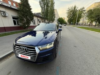 2018 Audi Q7 II (4M), синий, 4150000 рублей, вид 3