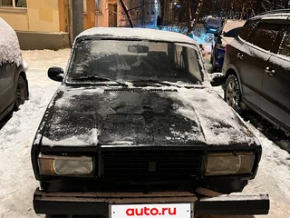 1993 Lada (ВАЗ) 2107, чёрный, 75000 рублей, вид 3