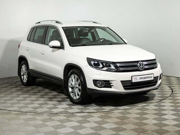 2012 Volkswagen Tiguan I Рестайлинг, белый, 1199585 рублей - вид 2