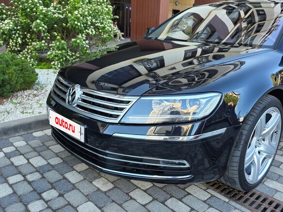 2013 Volkswagen Phaeton 5-Seater I Рестайлинг, чёрный, 2700000 рублей - вид 1