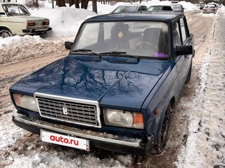 2002 Lada (ВАЗ) 2107, синий, 120000 рублей, вид 2