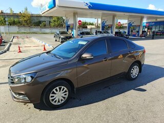 2021 Lada (ВАЗ) Vesta I, коричневый, 1500000 рублей, вид 2