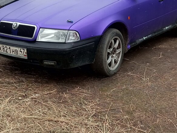 1999 Skoda Octavia I (A4), фиолетовый, 250000 рублей
