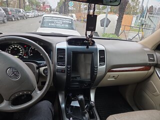 2004 Toyota Land Cruiser Prado 120 Series, серебристый, 2100000 рублей, вид 3