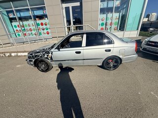 2005 Hyundai Accent ТагАЗ II, серебристый, 270000 рублей, вид 3
