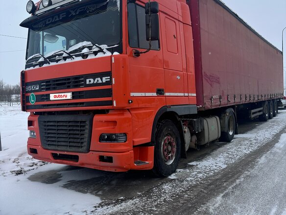 2000 DAF XF 95, оранжевый, 1000000 рублей - вид 2
