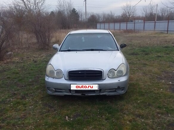 2006 Hyundai Sonata ТагАЗ IV (EF) Рестайлинг, серебристый