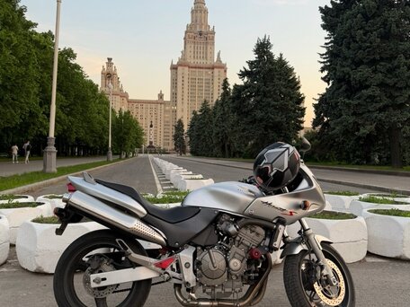 2001 Honda CB 600S, серебристый, 360000 рублей, вид 1