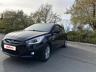 2012 Hyundai Solaris I, чёрный, 650000 рублей, вид 1