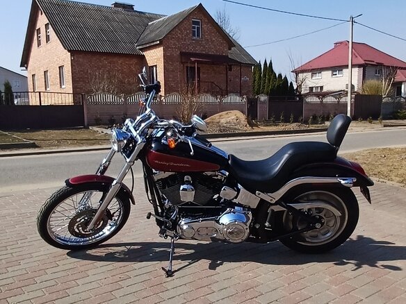 2004 Harley-Davidson Softail Deuce, красный, 896882 рублей