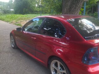 2001 BMW 3 серии Compact 318i IV (E46) Рестайлинг, красный, 900000 рублей, вид 5