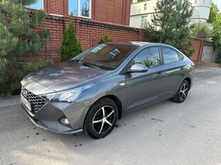2021 Hyundai Solaris II Рестайлинг, серый, 1280000 рублей, вид 2