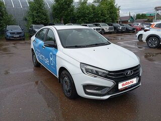 2024 Lada (ВАЗ) Vesta I Рестайлинг (NG), белый, 937600 рублей, вид 2