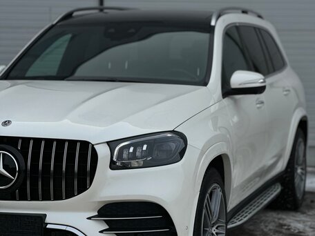 2019 Mercedes-Benz GLS 400 d II (X167), белый, 8350000 рублей, вид 2