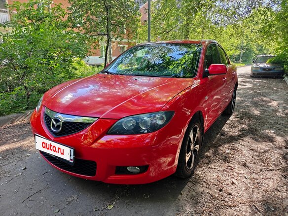 2007 Mazda 3 I (BK) Рестайлинг, красный - вид 1