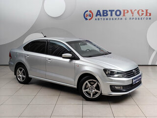 2017 Volkswagen Polo V Рестайлинг, серебристый, 1137000 рублей, вид 1