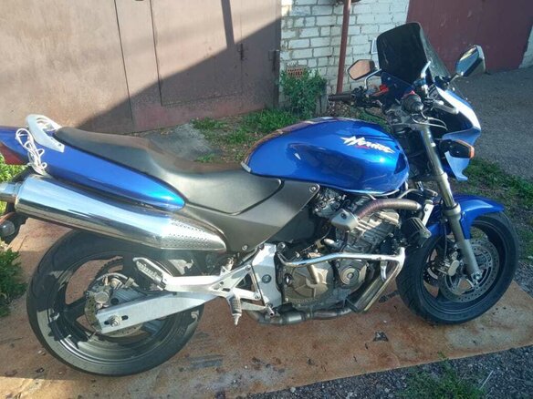 1999 Honda CB 600F Hornet, синий, 350000 рублей - вид 2