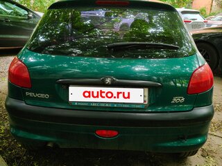 1999 Peugeot 206, зелёный, 180000 рублей, вид 4