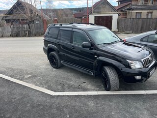 2008 Toyota Land Cruiser Prado 4-speed 120 Series Рестайлинг, чёрный, 3330000 рублей, вид 4