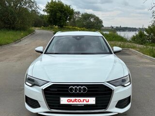 2019 Audi A6 40 TDI V (C8), белый, 3490000 рублей, вид 2