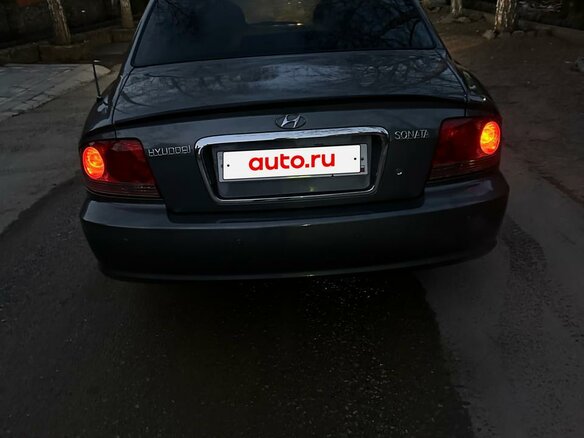 2006 Hyundai Sonata ТагАЗ IV (EF) Рестайлинг, серый, 670000 рублей - вид 2