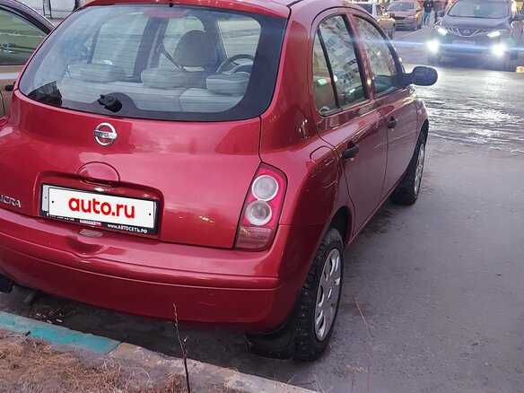 2006 Nissan Micra III (K12), красный, 350000 рублей - вид 3