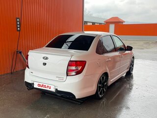 2017 Lada (ВАЗ) Granta Sport I, белый, 630000 рублей, вид 4
