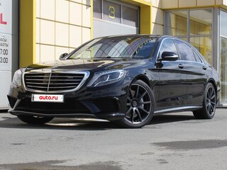 2016 Mercedes-Benz S-Класс AMG 63 AMG Long III (W222, C217), чёрный, 3885000 рублей, вид 1