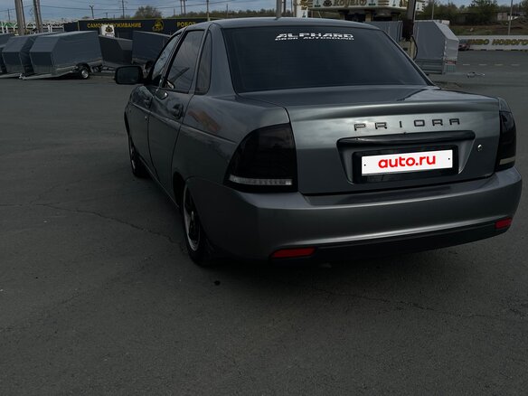 2011 Lada (ВАЗ) Priora I, серый, 320000 рублей - вид 6