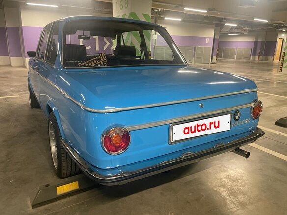 1971 BMW 02 (E10) I, голубой - вид 7