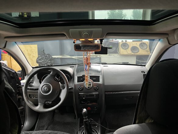 2008 Renault Megane II Рестайлинг, синий, 650000 рублей - вид 9