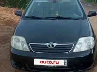 2004 Toyota Corolla IX (E120, E130) Рестайлинг, чёрный, 380000 рублей, вид 1