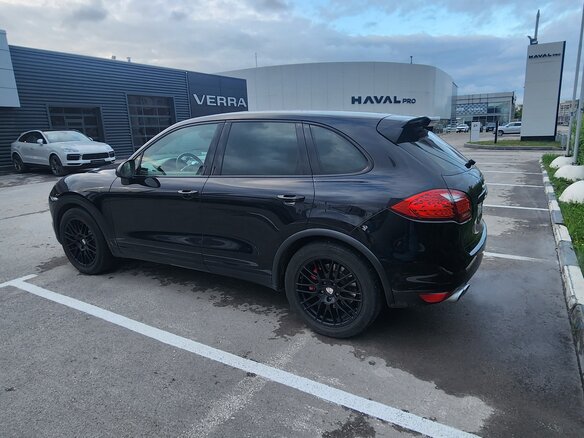 2012 Porsche Cayenne Turbo II (958), чёрный - вид 5