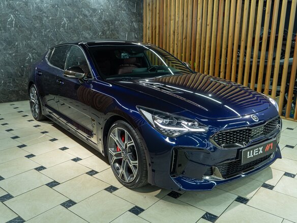 2019 Kia Stinger I, синий, 2750000 рублей