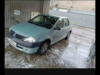 2006 Renault Logan I, зелёный, 185000 рублей, вид 4