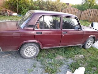 2006 Lada (ВАЗ) 2107, пурпурный, 130000 рублей, вид 4