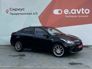 2017 Kia Rio IV, чёрный, 1290000 рублей, вид 3