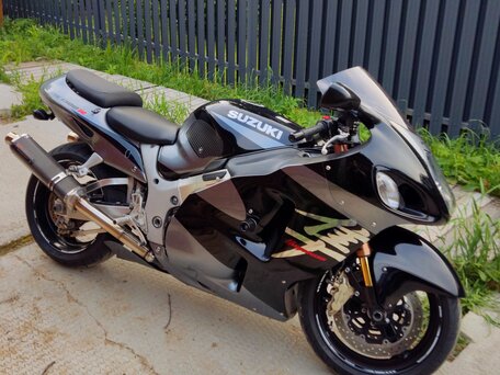 2004 Suzuki GSX 1300 R Hayabusa, серый, 630000 рублей, вид 3