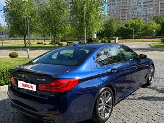 2017 BMW 5 серии 520i VII (G30/G31/G38), синий, 3100000 рублей, вид 4