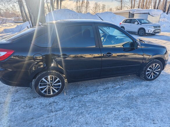 2023 Lada (ВАЗ) Granta I Рестайлинг, чёрный, 890000 рублей - вид 5