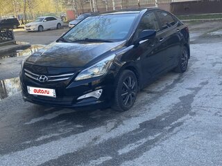 2016 Hyundai Solaris I Рестайлинг, чёрный, 680000 рублей, вид 1