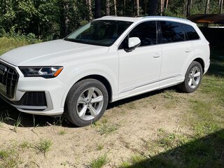 2020 Audi Q7 45 TFSI II (4M) Рестайлинг, белый, 6000000 рублей, вид 3