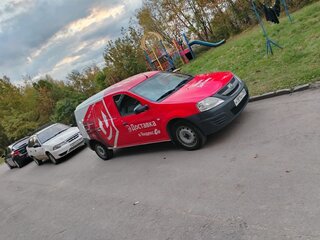 2018 Lada (ВАЗ) Largus I, красный, 450000 рублей, вид 4