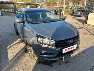 2018 Lada (ВАЗ) Vesta SW I, серый, 820000 рублей, вид 3