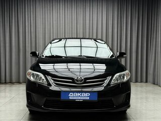 2010 Toyota Corolla X (E140, E150) Рестайлинг, чёрный, 1099000 рублей, вид 2