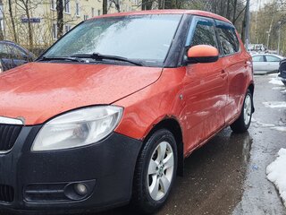 2009 Skoda Fabia II, оранжевый, 380000 рублей, вид 4