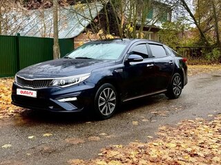 2019 Kia Optima IV Рестайлинг, синий, 1890000 рублей, вид 2