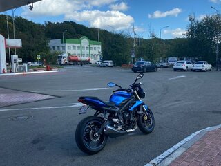 2013 Triumph Street Triple, синий, 550000 рублей, вид 1